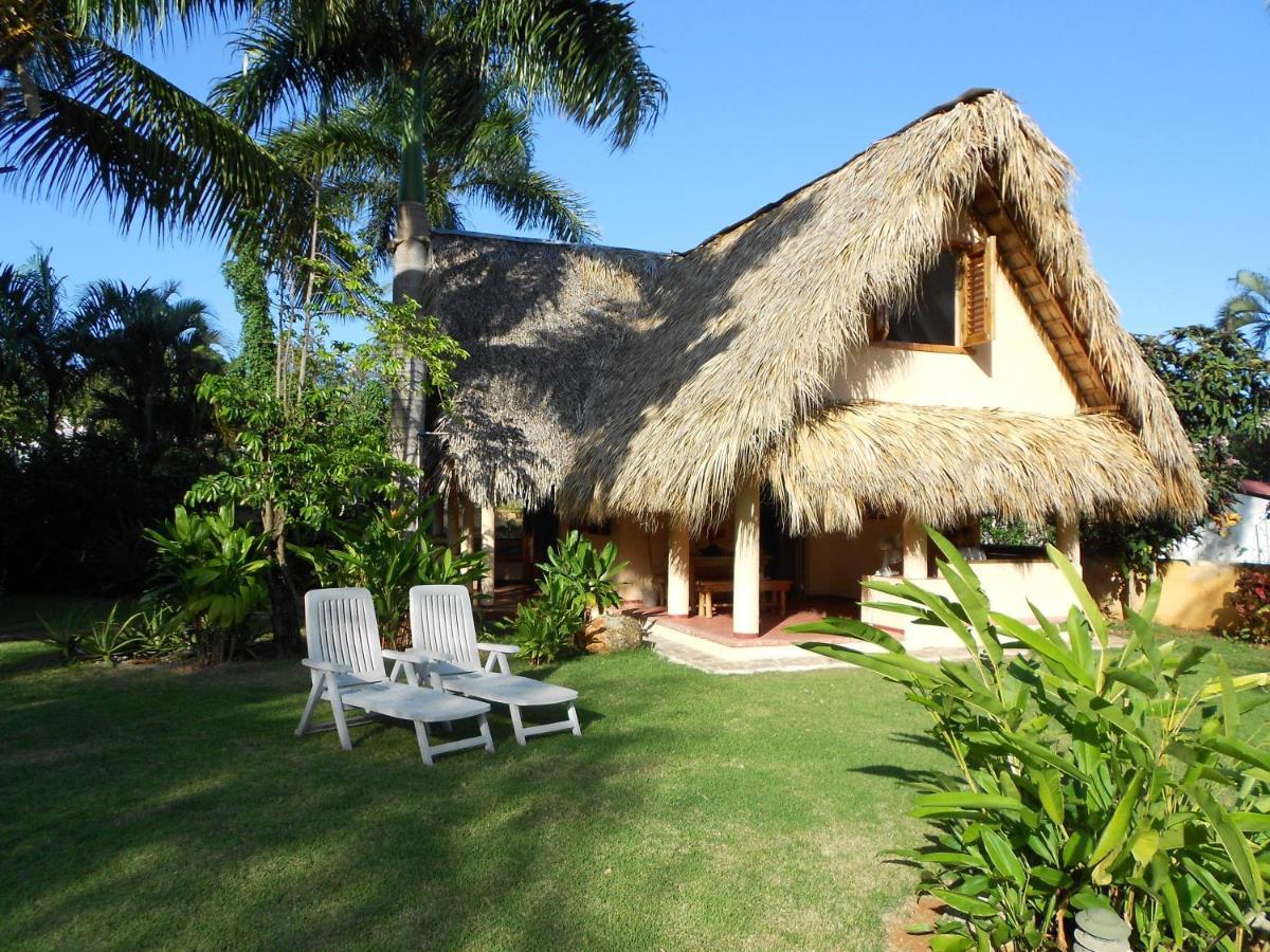Palm-Covered House In The Tropical -Casa Oli Las Galeras Extérieur photo